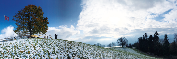 Berglandschaft verschneit